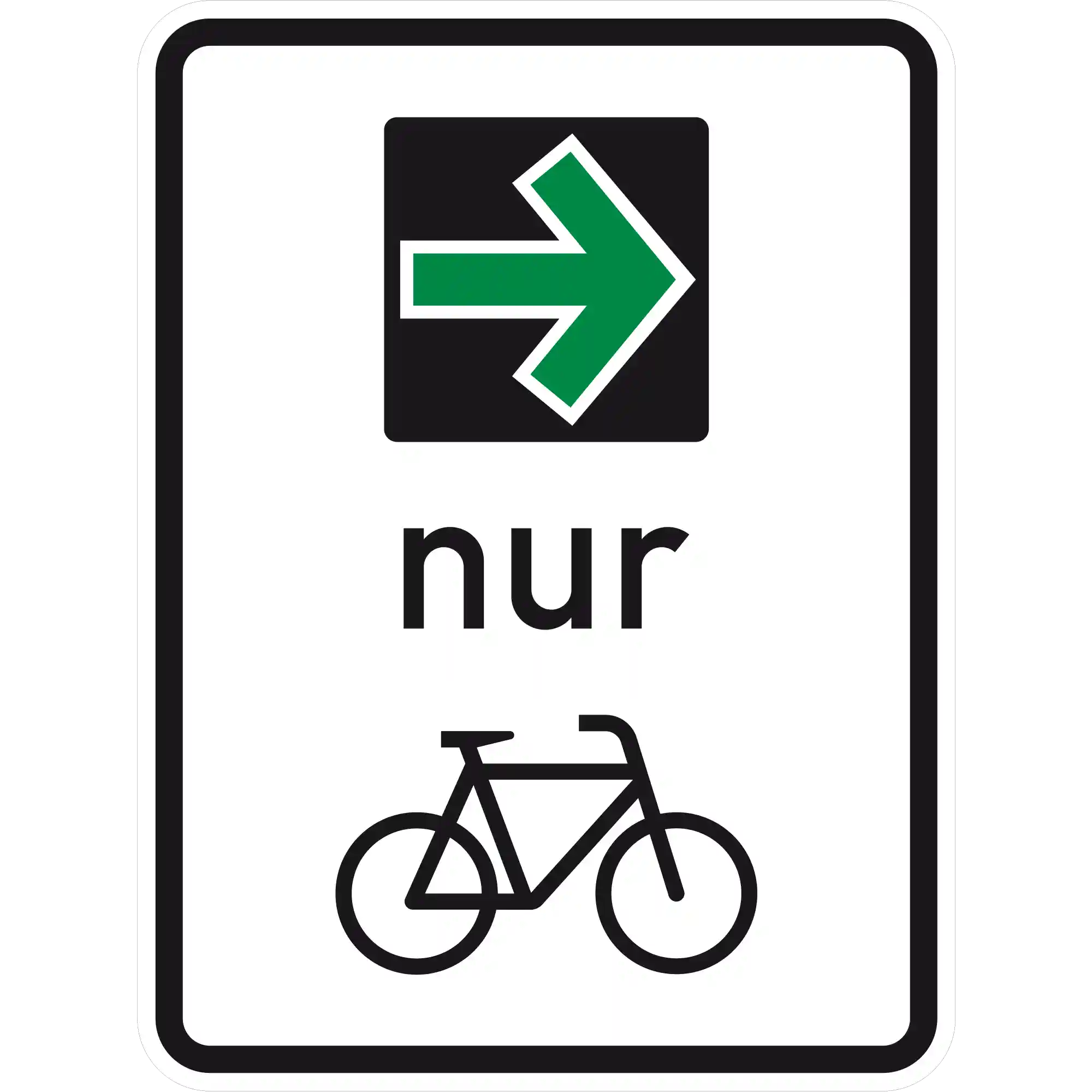 Verkehrssituation oder Verkehrszeichen